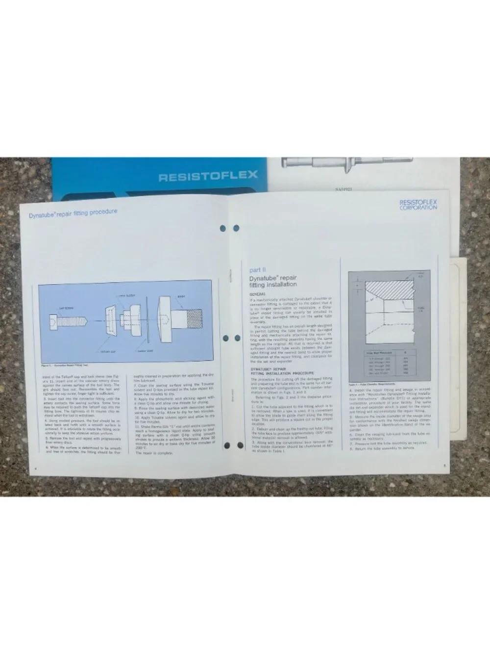 1970s Huck Resistoflex Aerospace Dynatube Blind Bolt Manual Brochure Lot